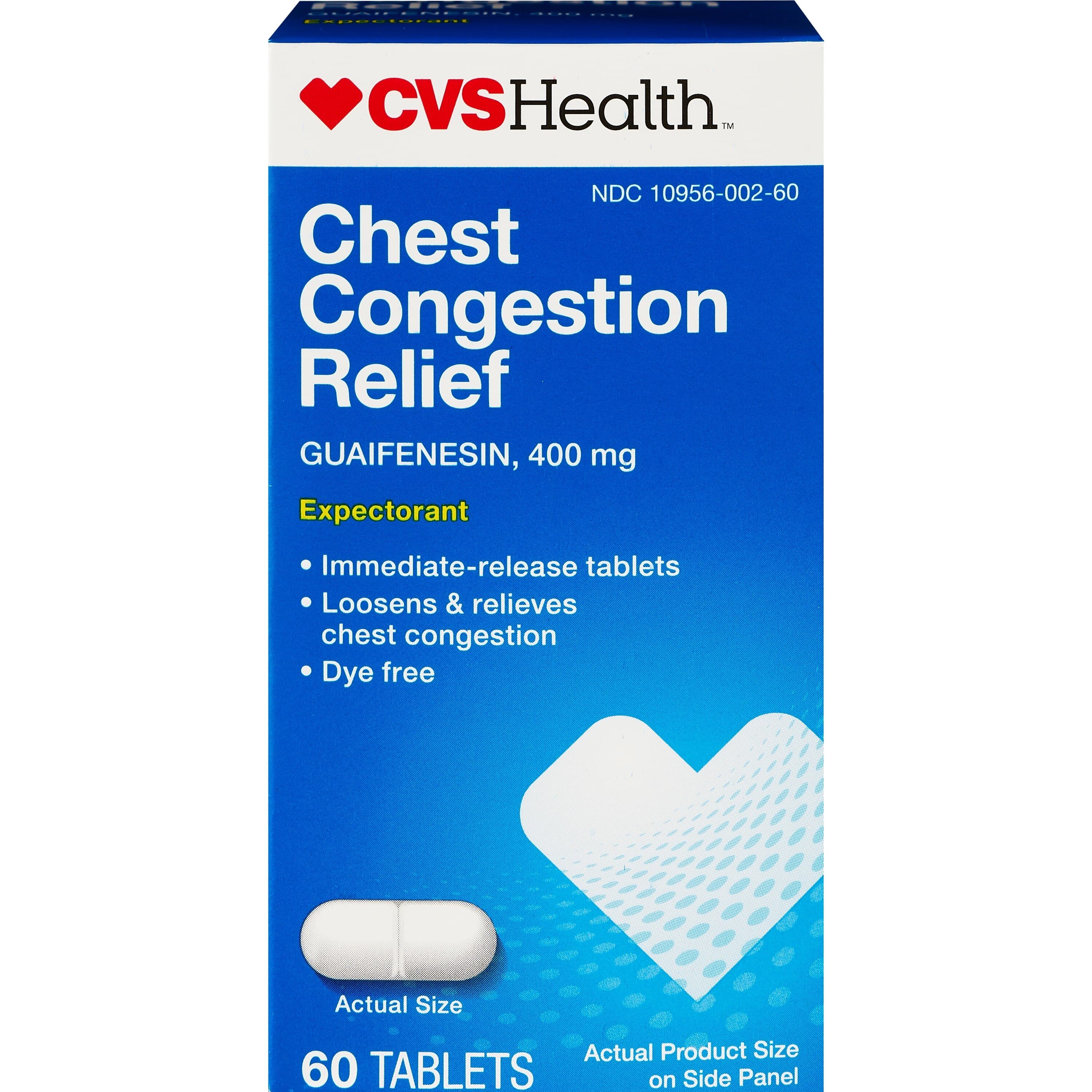 Picture of Chest Congestion Relief Tablets, 60 CT