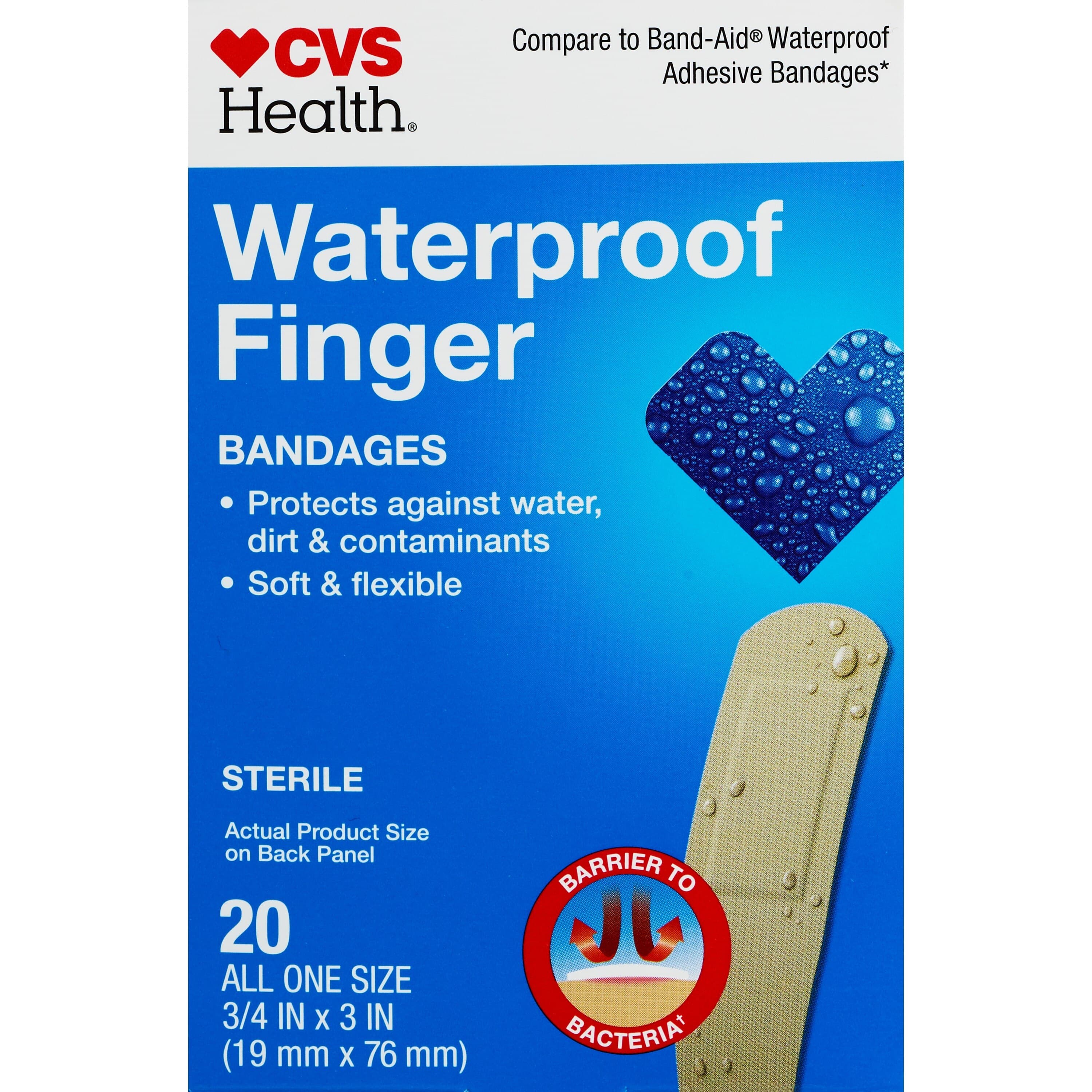 Picture of Waterproof Finger Bandages, 20 CT