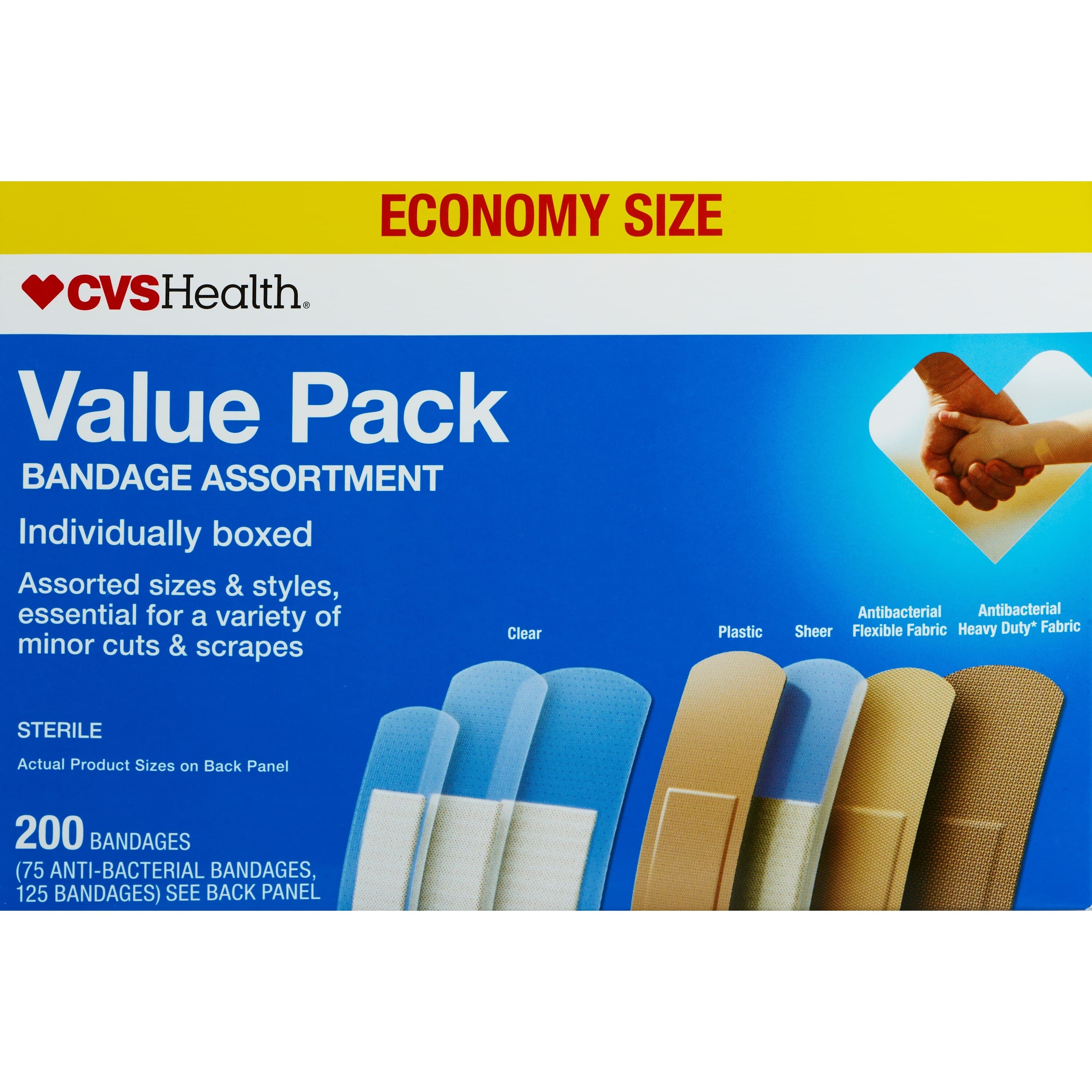 Picture of Assorted Bandages Value Pack, 200 CT