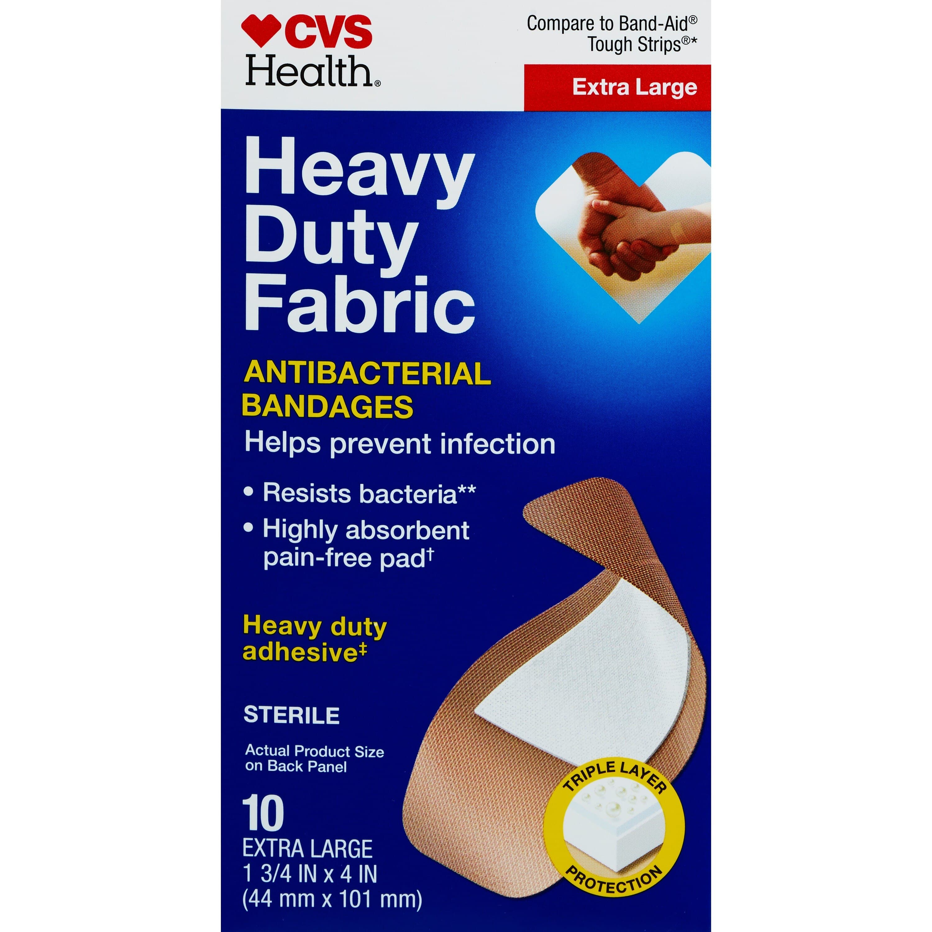 Picture of Antibacterial Bandages Heavy Duty Fabric, 20 CT