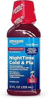 Picture of Nighttime Cold and Flu Relief, 12 OZ