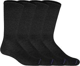 Picture of Diabetes Circulatory Crew Socks 8-15mmHg, Black, L, 1 pair