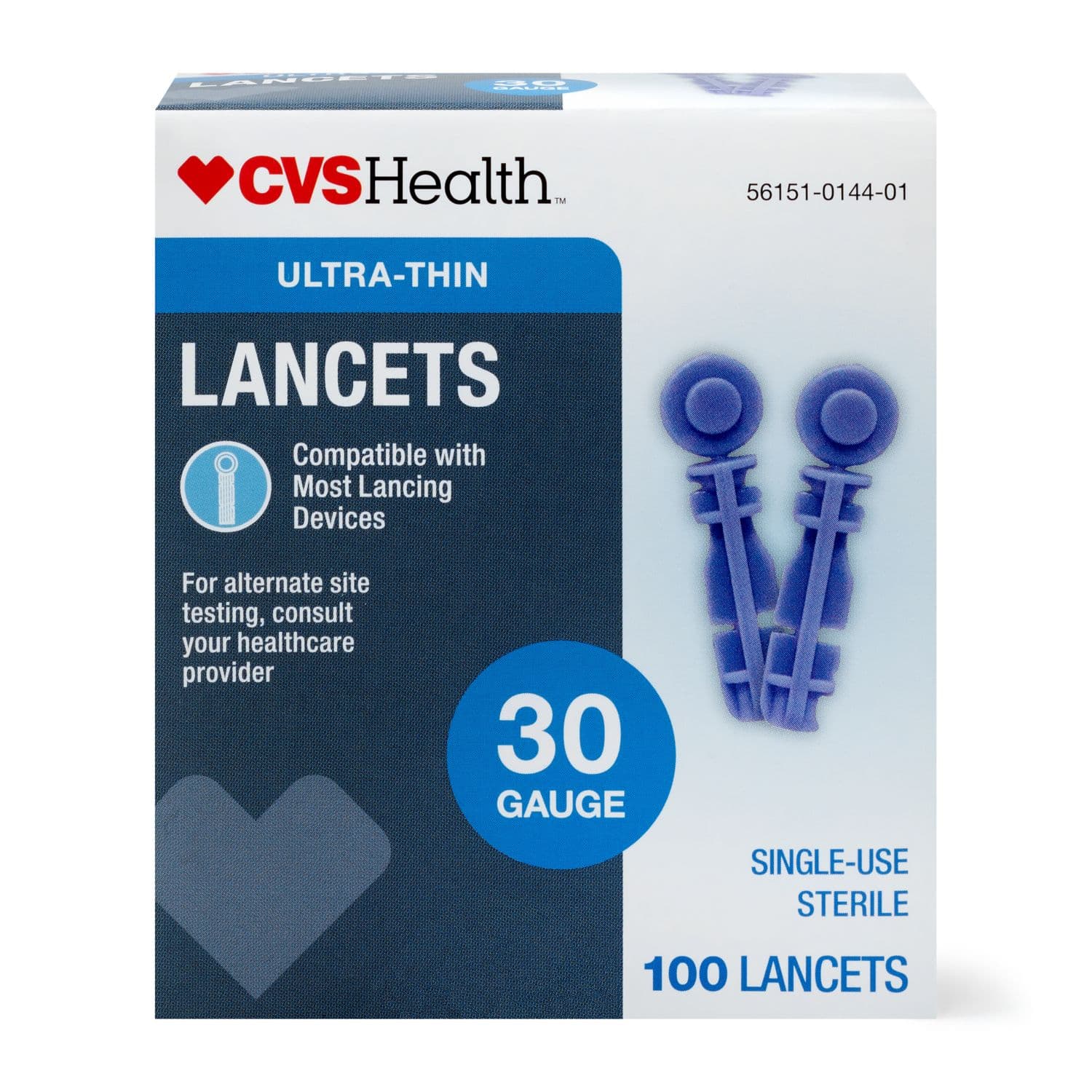 Picture of Lancets Ultra-Thin 30 Gauge, 100 CT