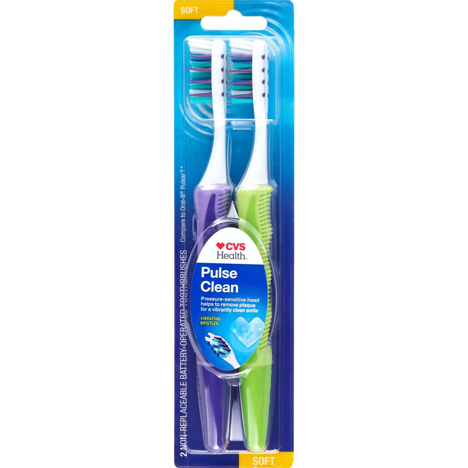 Picture of Pulsating Toothbrush Soft, 2 CT