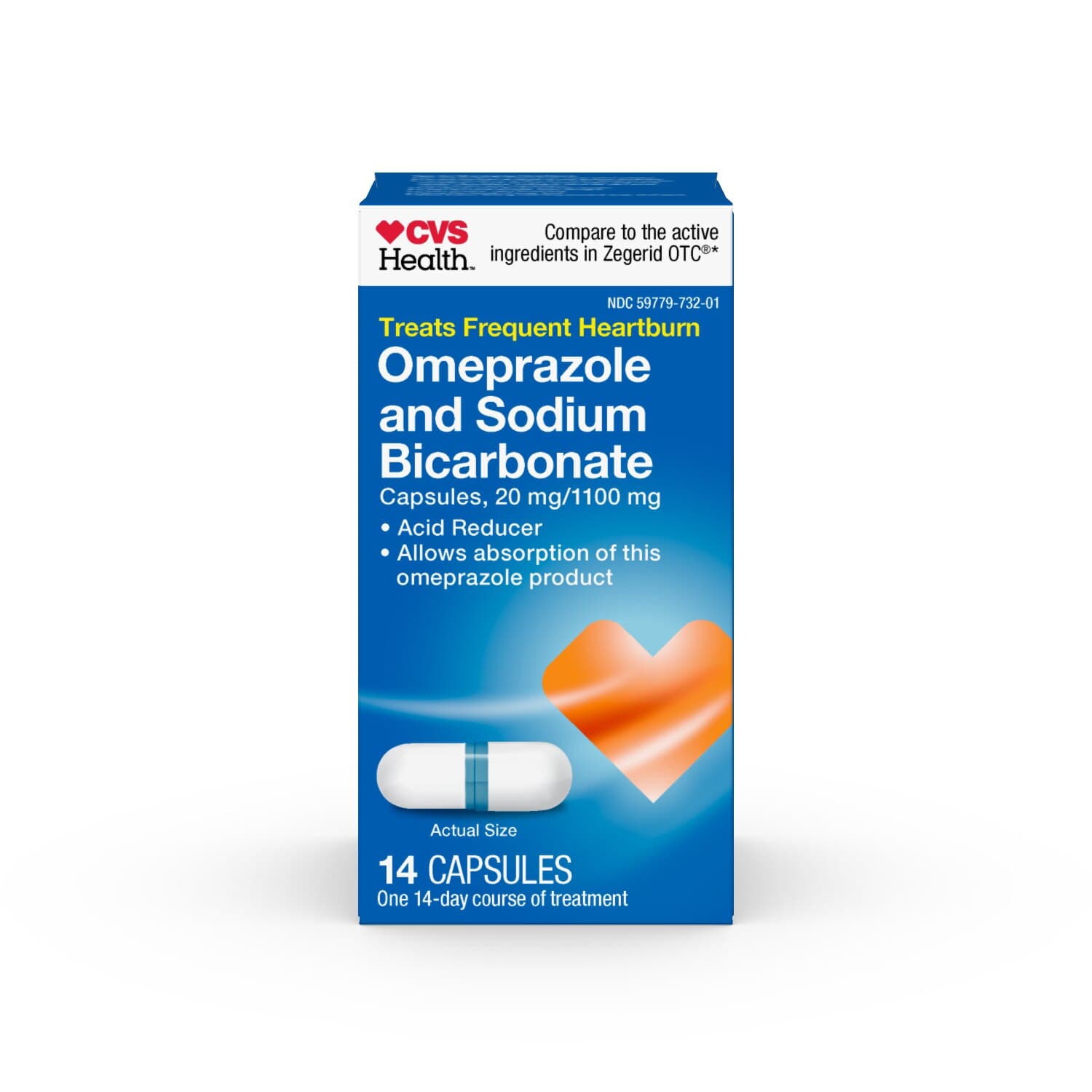 Picture of Omeprazole and Sodium Bicarbonate Capsules, 14 CT