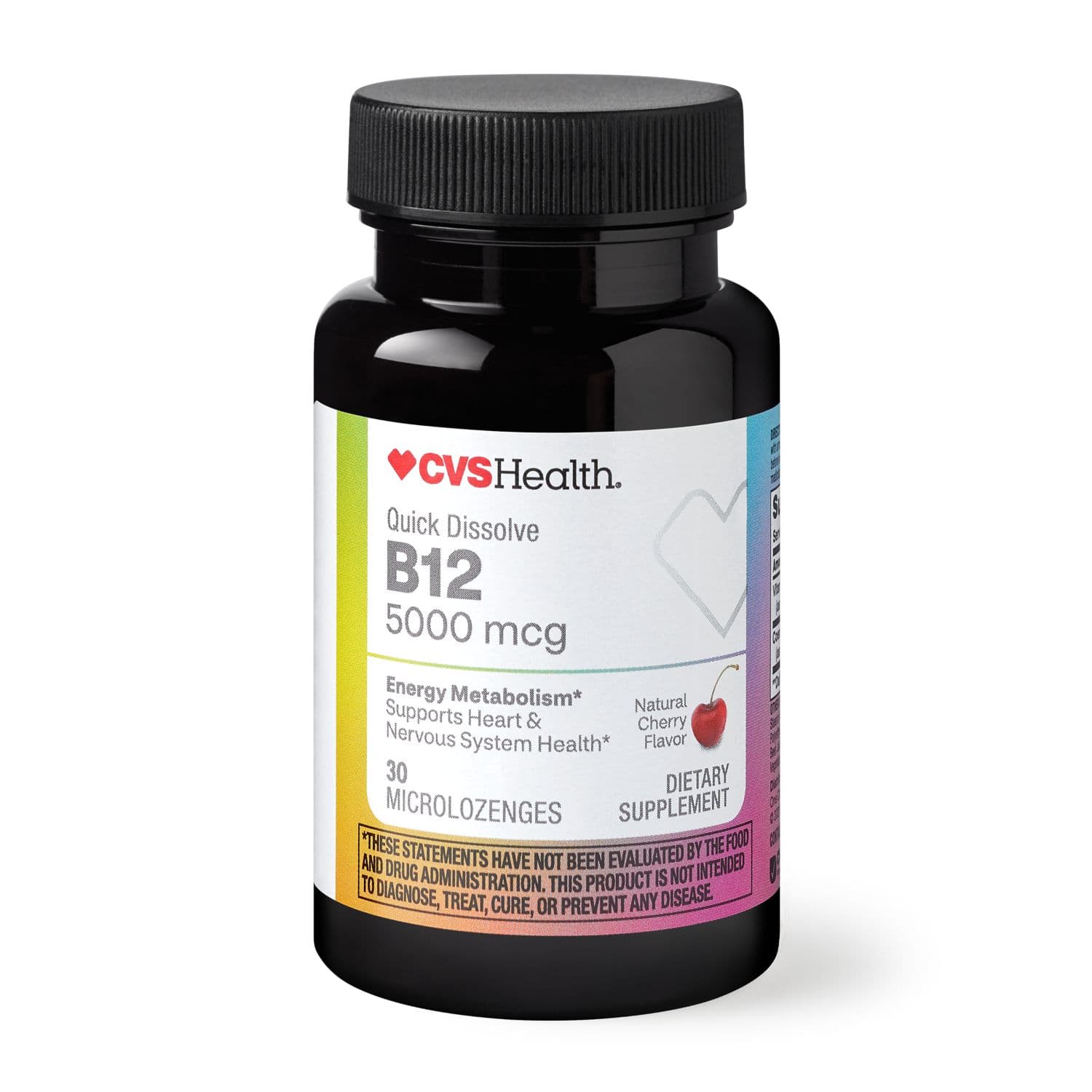 Picture of B-12 5000mcg Microlozenges Cherry, 30 CT