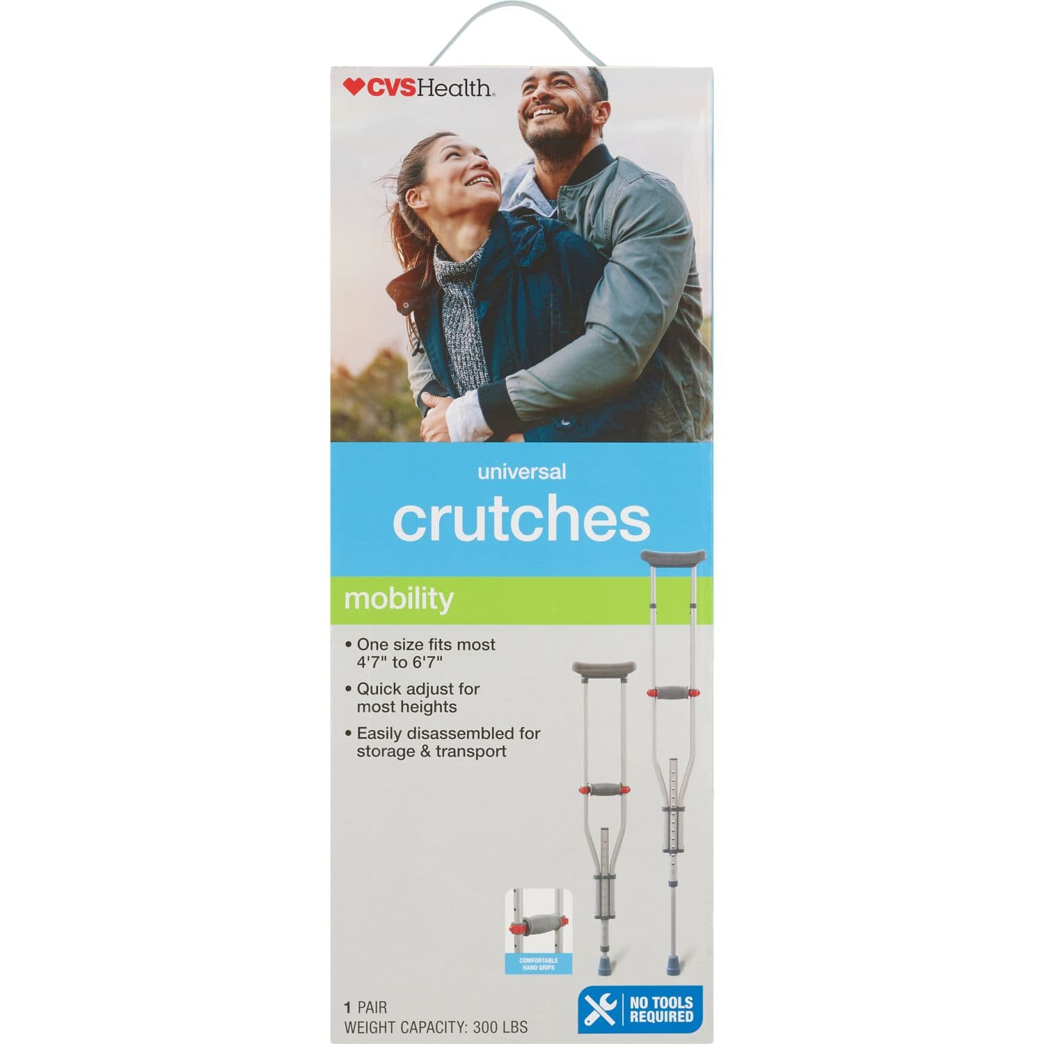 Picture of Adjustable Crutches, 1 CT