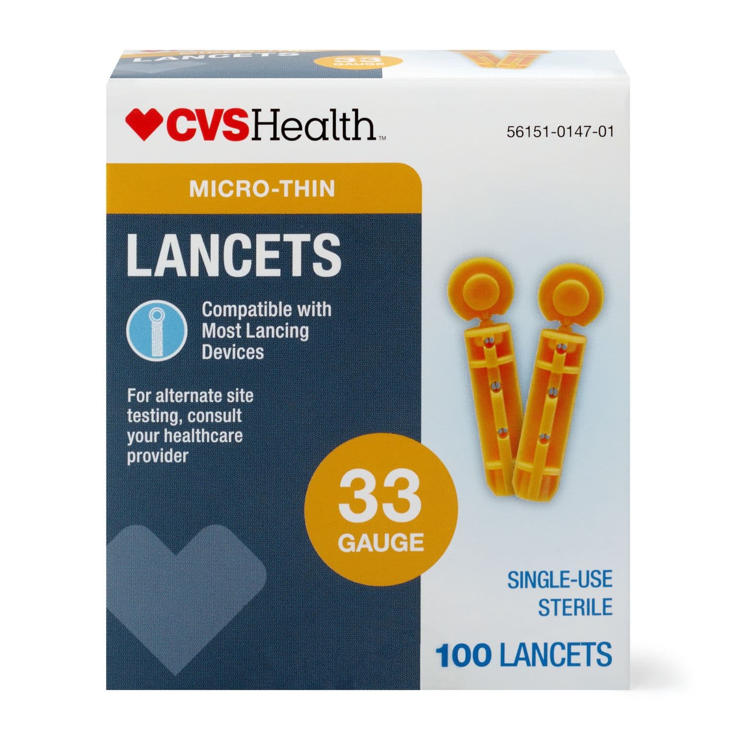 Picture of Lancets Micro-Thin 33 Gauge, 100 CT