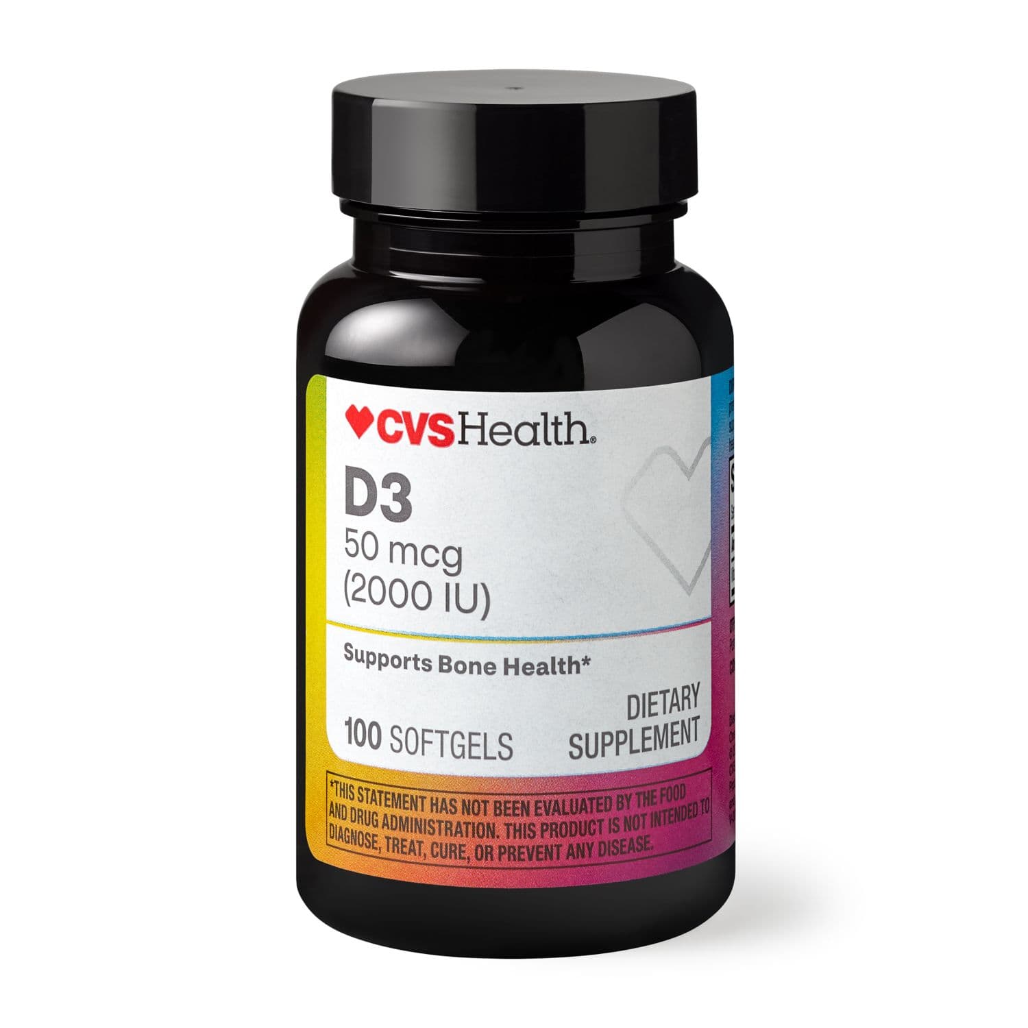 Picture of Vitamin D3 2000iu Softgels, 100 CT