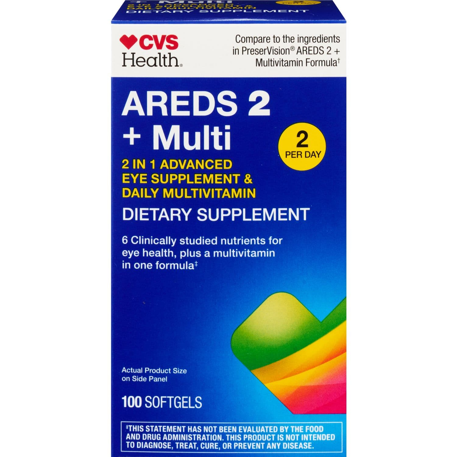 Picture of Areds 2 with Multivitamin, 100 CT