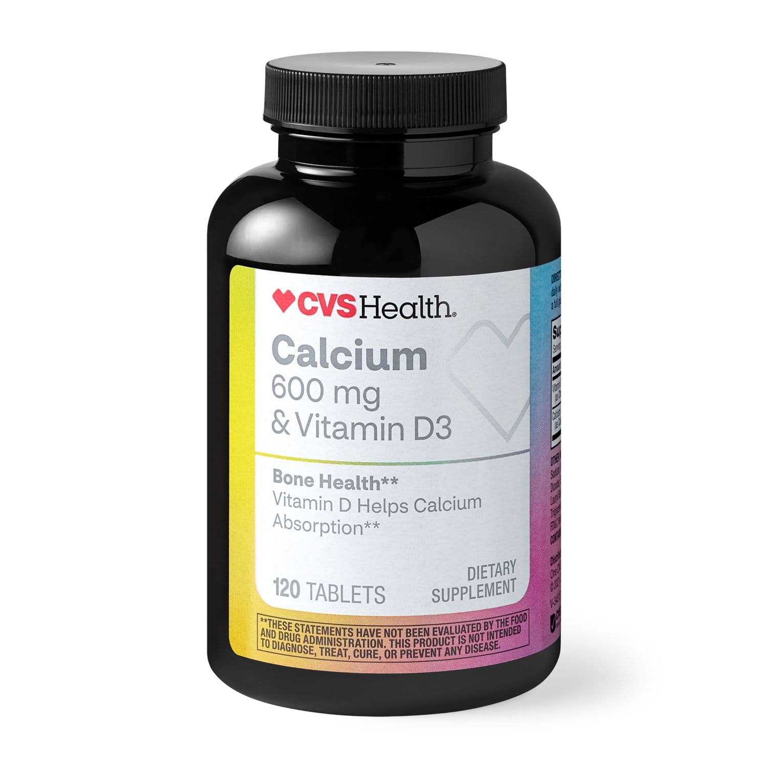 Picture of Calcium 600mg + D3 20mcg Tablets, 120 CT
