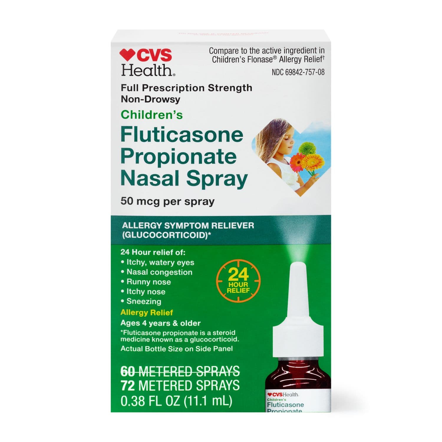 Picture of Fluticasone Propionate Nasal Spray 72 Sprays, 0.38 OZ