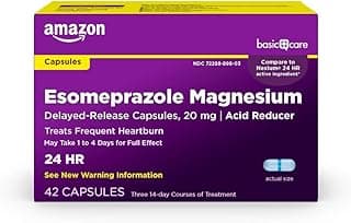 Picture of Esomeprazole Magnesium (Acid Reducer, Delayed Release)*, 20 mg, 42 ct