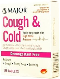 Picture of Cough & Cold for High Blood Pressure, 4 mg / 30 mg, 16 ct