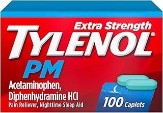 Picture of Pain Reliever, PM (Acetaminophen, Extra Strength / Diphenhydramine 25 mg), 500 mg / 25 mg, 100 ct