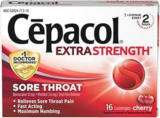 Picture of Cepacol Sore Throat Lozenges, 7.5%, 5 mg, 16 ct