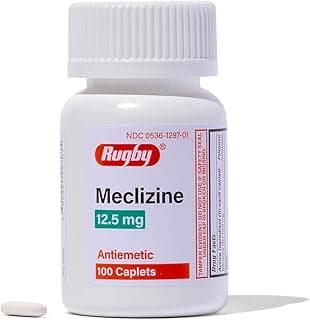 Picture of Meclizine HCL (Motion Sickness Caplets), 12.5 mg, 100 ct