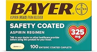 Picture of Aspirin, Enteric Coated, 325 mg, 100 ct