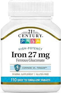 Picture of Ferrous Gluconate (Iron Supplement) , 27 mg, 110 ct