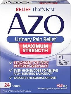 Picture of AZO Urinary Pain Relief, 99.5 mg, 24 ct