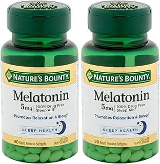 Picture of Natures Bounty Melatonin Softgel, 5 mg, 90 ct