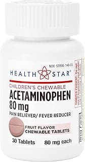 Picture of Acetaminophen (Children's Pain Relief Chewable), 80 mg, 30 ct