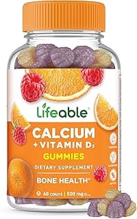 Picture of Calcium + Vitamin D3 Gummy , 250 mg / 500 IU, 60 ct