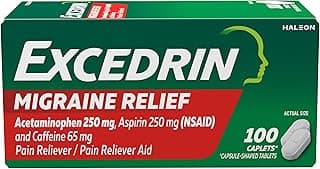 Picture of Excedrin Migraine, 250 mg / 250 mg / 65 mg, 100 ct