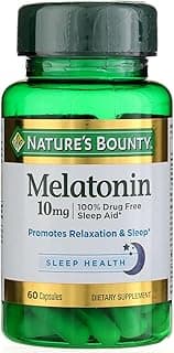 Picture of Natures Bounty Melatonin Capsule, 10 mg, 60 ct