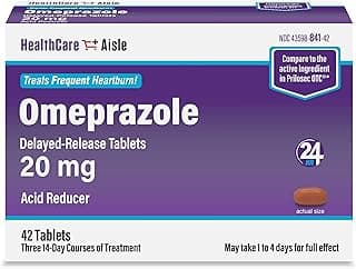 Picture of Omeprazole Acid Reducer, Delayed Release Tablets, 20 mg., 42 ct.