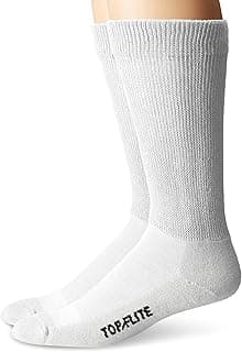 Picture of Ultra Soft Padded Diabetic Sock, White, Large 2-pack, 2 pair