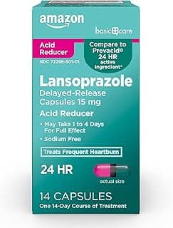 Picture of Lansoprazole Acid Reducer, Delayed Release Capsules, 15 mg., 14 ct.