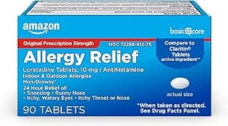 Picture of Loratadine Allergy Tablets, 10 mg., 90 ct.