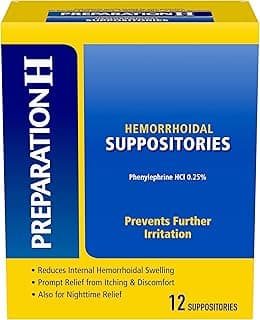 Picture of Hemorrhoidal Suppository, 12 ct