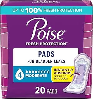 Picture of Bladder Control Shaped Pad, Maximum Absorbency, 20 ct