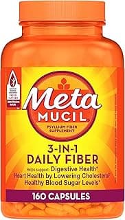 Picture of Metamucil, Psyllium Fiber Laxative Capsules, 160