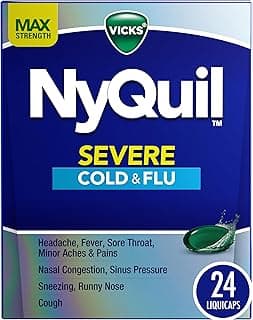 Picture of Vicks NyQuil Cold & Flu LiquiCaps* limit 2 per month, 24