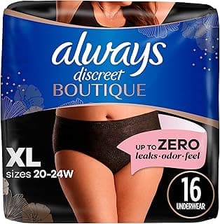 Picture of Discreet Women's Underwear, X-Large, 16 ct