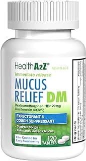Picture of Mucus Relief DM Expectorant & Cough Suppressant, 400 mg / 20 mg, 30 ct