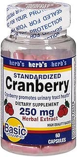 Picture of Herbal Cranberry Supplement, 250 mg, 60 ct