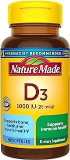 Picture of Vitamin D3, 1,000 IU, 100 ct