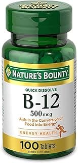 Picture of Natural Vitamin B-12 , 500 mcg, 60 ct