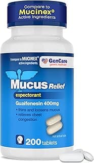 Picture of Guaifenesin (Cough Expectorant), 200 mg, 100 ct
