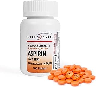 Picture of Aspirin, Enteric Coated, 325 mg, 100 ct