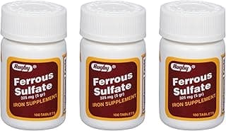 Picture of Ferrous Sulfate (Iron Supplement) , 325 mg, 100 ct