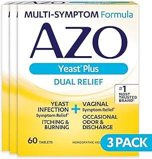 Picture of AZO Yeast Plus Dual-Relief, 60 ct