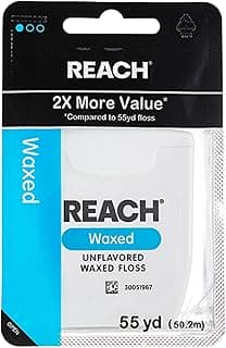 Picture of Reach Waxed Dental Floss - Unflavored, 55 yd