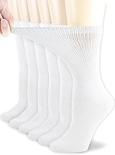 Picture of Diabetic Socks, White, Medium 3-pack, 3 pair