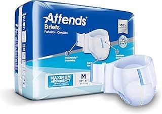 Picture of Adult Briefs, Medium - 32 to 44" (Tabs), 24 ct