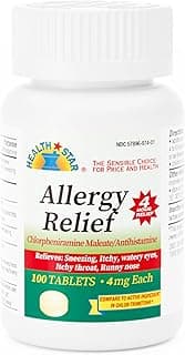 Picture of Chlorpheniramine Maleate Antihistamine (Allergy Tablets), 4 mg, 100 ct